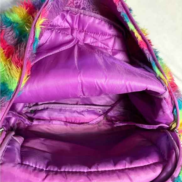 Colorful Furry Kids Backpack - Picture 7 of 10